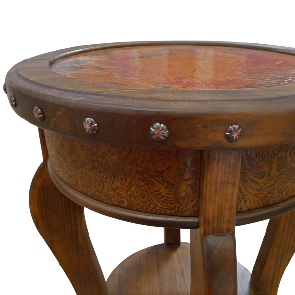 End Table Copper Drum etbl92-3