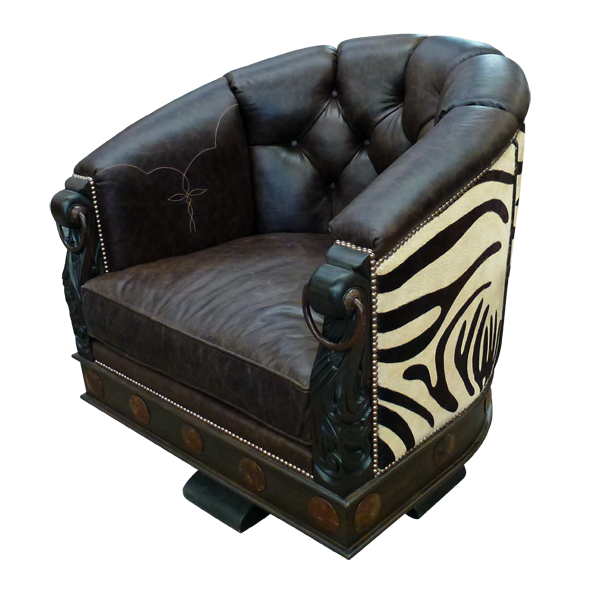 Chair Zebra Horseshoe chr74b-1