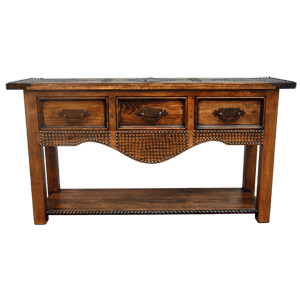 Console Tooled Wood csl23